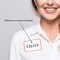Avery Flexible Printable Name Tags, 2-1/3" x 3-3/8", White with Red Border, 400 Removable Name Badges (05095)